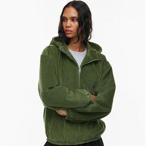 Aritzia Tna Morrison Corduroy Jacket in Fatigue Size Medium New without tags